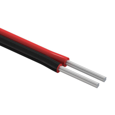 30-00417 by Tensility International Corp - CABLE 2COND 22AWG BLK/RED 30M