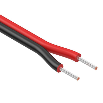 30-00801 by Tensility International Corp - CABLE 2COND 22AWG BLK/RED 502