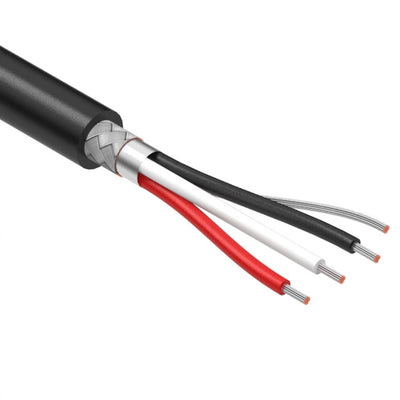 30-01019 by Tensility International Corp - CABLE 3COND 24AWG BLACK SHLD 1M