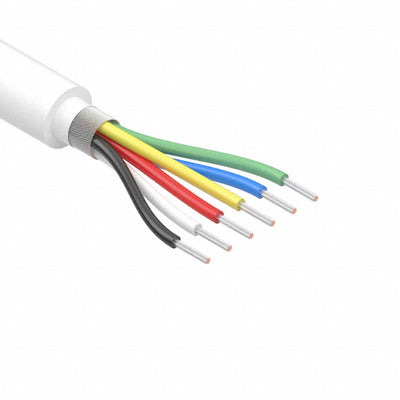 30-01142 by Tensility International Corp - CABLE 6CON 28AWG WHT SHLD 502