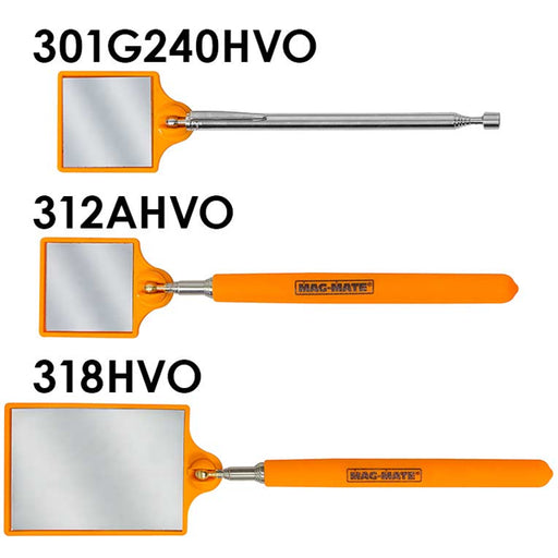 301G240HVO by MAG-MATE - TELESCOPIC MAGNET & MIRROR HIVIS