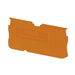 3030512 by Phoenix Contact - CONNECTOR TERM BLK END PLATE ORANGE