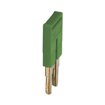 3032143 by Phoenix Contact - JUMPER TERM BLK 2POS FLAT PIN
