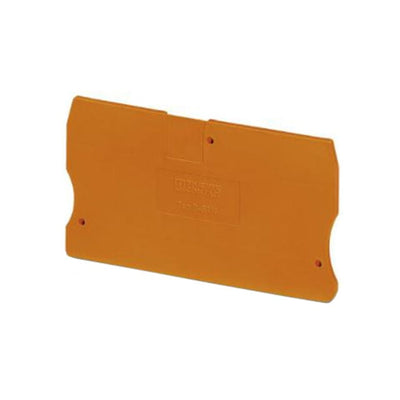 3037672 by Phoenix Contact - CONNECTOR TERM BLK END PLATE ORANGE