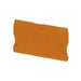 3037672 by Phoenix Contact - CONNECTOR TERM BLK END PLATE ORANGE