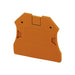 3047219 by Phoenix Contact - CONNECTOR TERM BLK END PLATE ORANGE