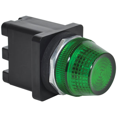 30MV20-277DLW-PLLGN by c3controls - 30MM 20-277VAC/DC WH LED GN LENS
