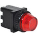 30MV20-277DLW-PLLRD by c3controls - 30MM 20-277VAC/DC WH LED RD LENS