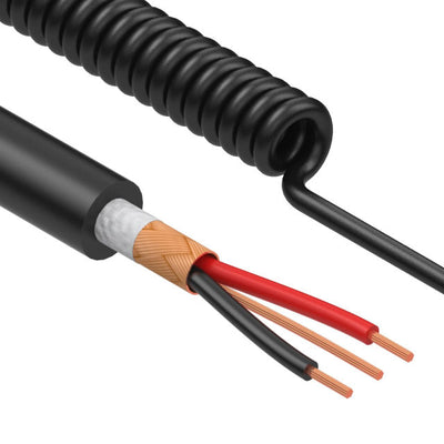 31-00004 by Tensility International Corp - CABLE COIL SHLD 2C 20AWG 2230MM