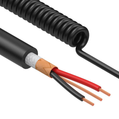 31-00010 by Tensility International Corp - CABLE COIL SHLD 2C 24AWG 2230MM
