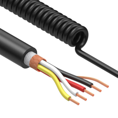 31-00052 by Tensility International Corp - CABLE COIL SHLD 4C 28AWG 2230MM