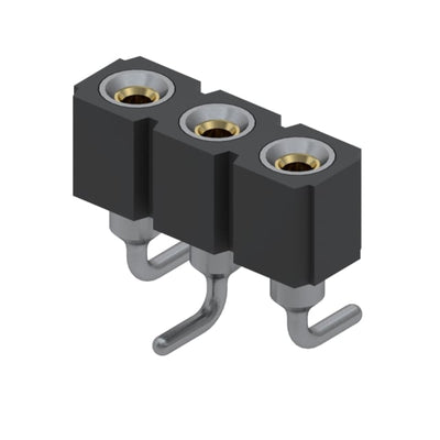 310-43-103-41-105000 by Mill-Max Manufacturing Corp. - CONNECTOR RECPT 3POS 0.1 GOLD SMD