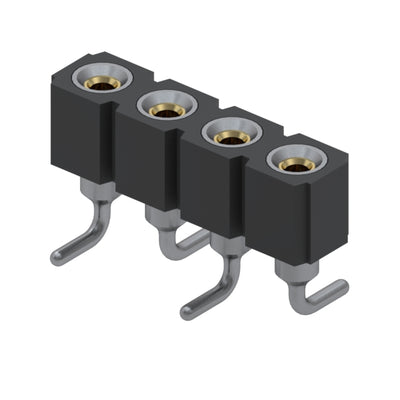 310-43-104-41-105000 by Mill-Max Manufacturing Corp. - CONNECTOR RECPT 4POS 0.1 GOLD SMD