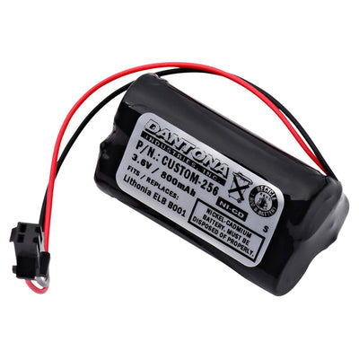 CUSTOM-256 by Dantona Industries - BATTERY PACK NICD 3.6V AA 800MAH
