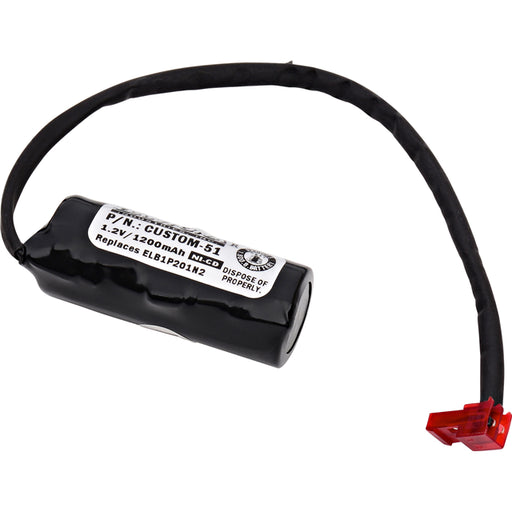 CUSTOM-51 by Dantona Industries - BATT NICAD 1.2V 1.2AH 4/5A