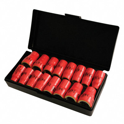 31491 by Wiha - SOCKET SET 6PNT 12PNT 3/8"" 16PC
