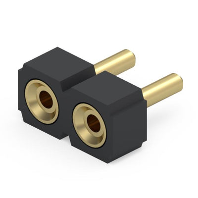 315-13-102-41-003000 by Mill-Max Manufacturing Corp. - CONNECTOR RECPT 2POS 0.1 GOLD PCB