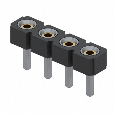 315-43-104-41-003000 by Mill-Max Manufacturing Corp. - CONNECTOR RECPT 4POS 0.1 GOLD PCB