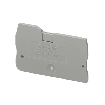 3206322 by Phoenix Contact - CONNECTOR TERM BLK END PLATE GRAY