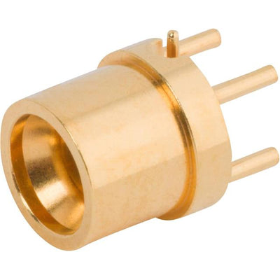3211-40138 by Amphenol SV Microwave - SMPM MALE PCB THRU-HOLE CONNECTO