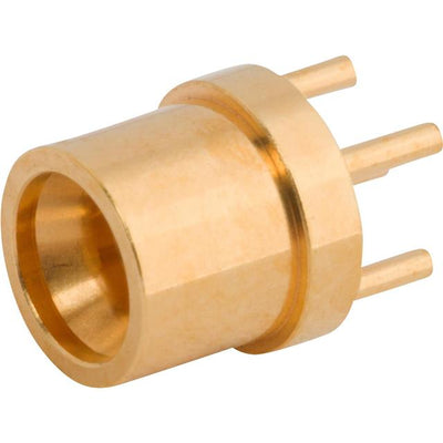 3211-40140 by Amphenol SV Microwave - SMPM MALE PCB THRU-HOLE CONNECTO