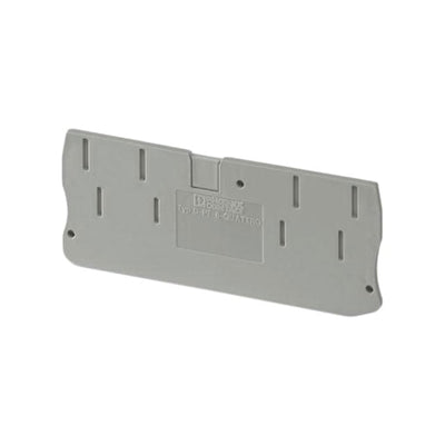 3212963 by Phoenix Contact - CONNECTOR TERM BLK END PLATE GRAY