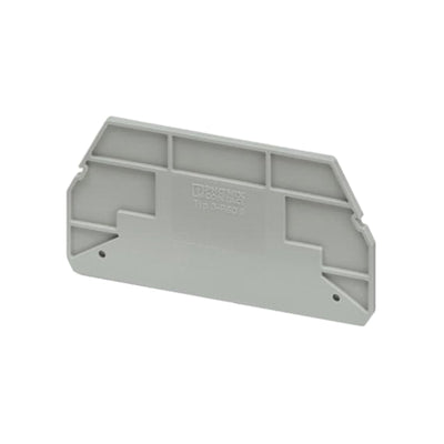 3213098 by Phoenix Contact - CONNECTOR TERM BLK END PLATE GRAY