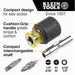 32561 by Klein Tools, Inc. - NUT/SCRWDR SET ASSORT W/HNDL 3PC
