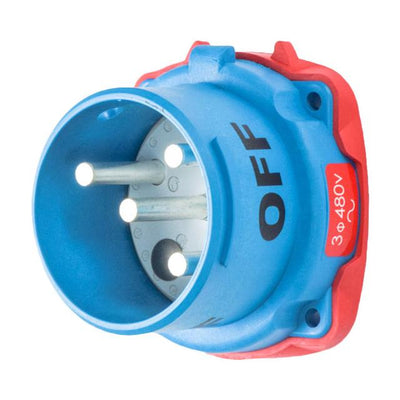 33-68043 by Meltric - DS60 INLET 60A 480 VAC