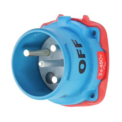 33-68243-C-K04 by Meltric - DS100C INLET100A 480 VAC