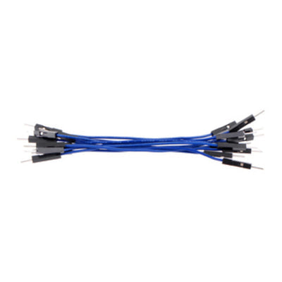 3326 by Pololu Corporation - JMPR WIRE 10-PACK M-M 3"" BLUE