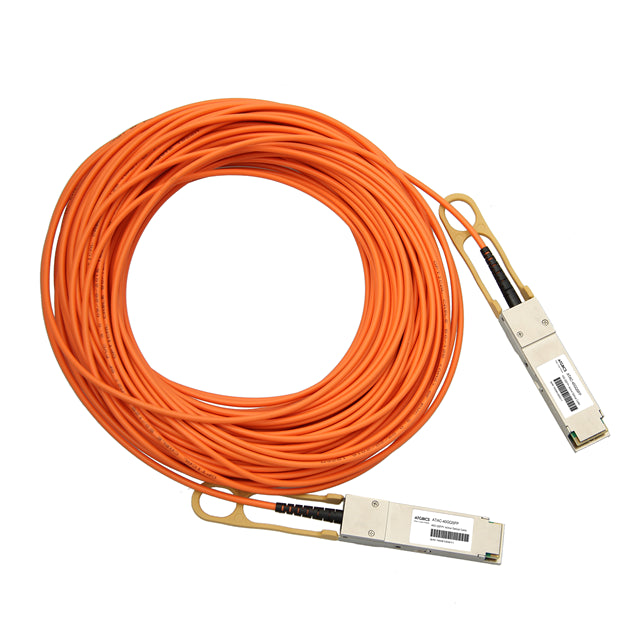 QSFP-H40G-AOC20M-C by ATGBICS - CABLE QSFP+ TO QSFP+ M-M 20M