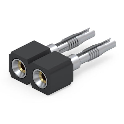 346-43-102-41-013000 by Mill-Max Manufacturing Corp. - CONNECTOR SOCKET SIP 2POS GOLD