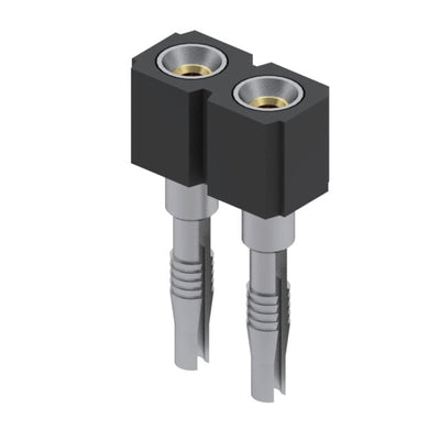 346-93-102-41-013000 by Mill-Max Manufacturing Corp. - CONNECTOR SOCKET SIP 2POS GOLD