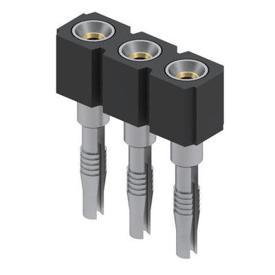 346-93-103-41-013000 by Mill-Max Manufacturing Corp. - CONNECTOR SOCKET SIP 3POS GOLD