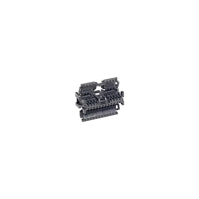 34824-0201 by Molex - MINI50 CONN RCPT 20CKT NB LTGY P