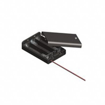 2487 by Keystone Electronics - BATT HOLDER AA 3 CELL 6"" LEADS