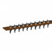 4156 by Keystone Electronics - BINDPOST STRIP 10POS 0.5"" SCREW