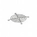 8451 by Keystone Electronics - GUARD FINGER FOR 3 5/8"" FAN MET