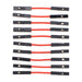 3802 by Pololu Corporation - JMPR WIRE 10-PACK F-F 1"" RED