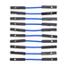 3806 by Pololu Corporation - JMPR WIRE 10-PACK F-F 1"" BLUE