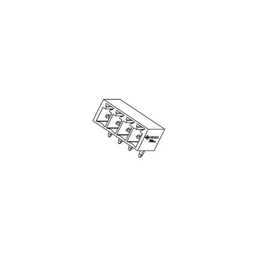 39502-1507 by Molex - 3.5MM EURO HEADER RA BLK AU 7CKT