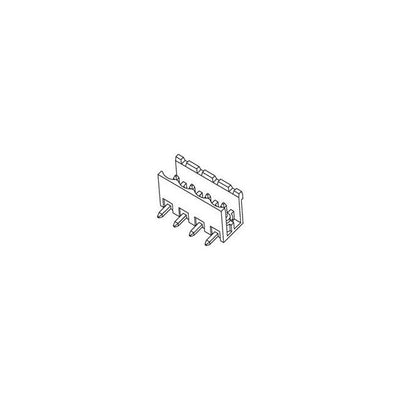 39522-0005 by Molex - 5.0MM EURO HEADER RA OE BLK 5CKT