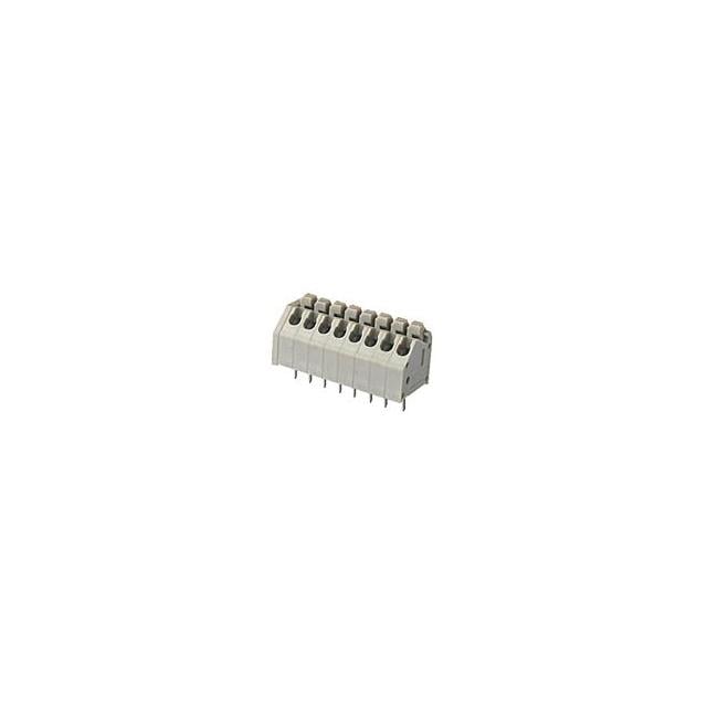 39700-0705 by Molex - SPRG TERM BLK 45D 3.5MM 5P LT GR