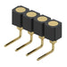 399-10-104-10-008000 by Mill-Max Manufacturing Corp. - CONNECTOR SPRING TARGET 4POS R/A PCB