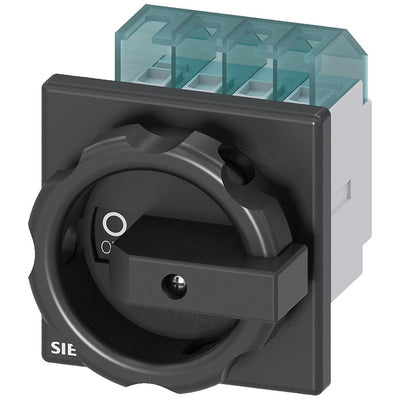 3LD2003-0TK51 by Siemens - DISC SW 16A ROT HDL 4HOLE BLK 3P