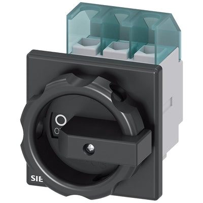 3LD2203-0TK51 by Siemens - DISC SW 32A ROT HDL 4HOLE BLK 3P