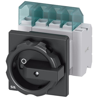 3LD2154-2EP51 by Siemens - DISC SW 25A ROT HDL 1HOLE BLK 4P