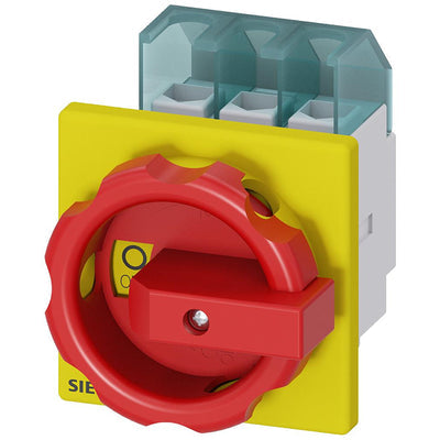 3LD2203-0TK53 by Siemens - DISC SW 32A ROT HDL 4HOLE R/Y 3P