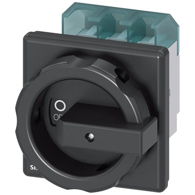 3LD2504-0TK51 by Siemens - DISC SW 63A ROT HDL 4HOLE BLK 3P